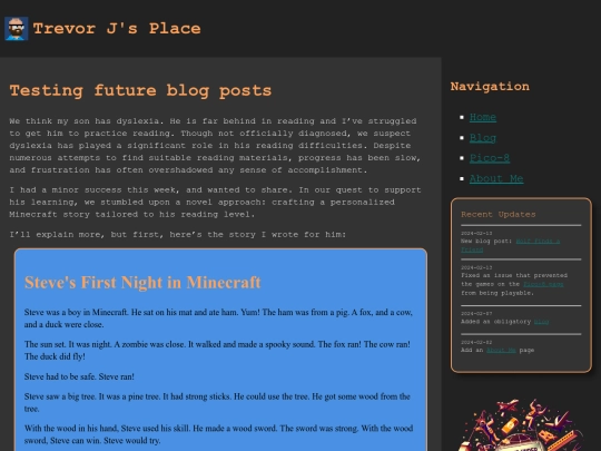 test screenshot