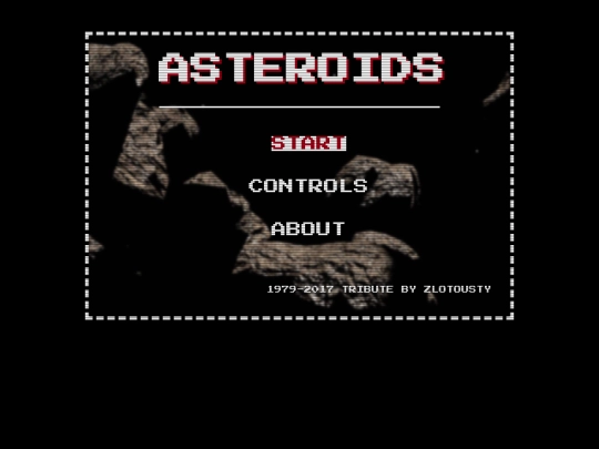 Game/asteroids screenshot