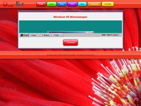 game/windows95minesweeper screenshot