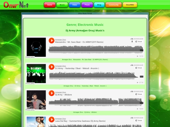 music screenshot