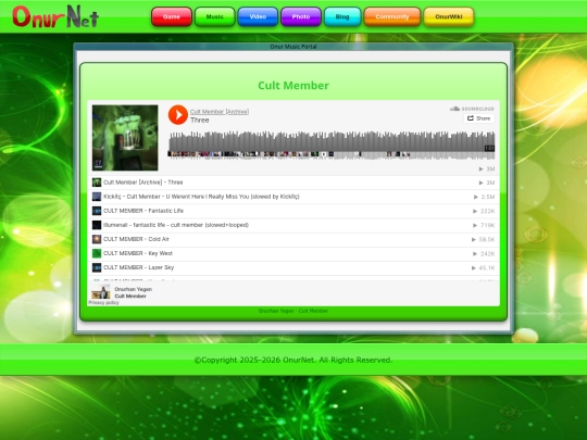 music/electronic/cultmember screenshot