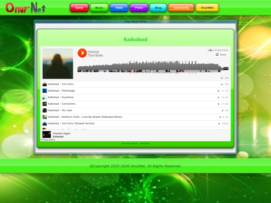 music/electronic/kaikobad screenshot