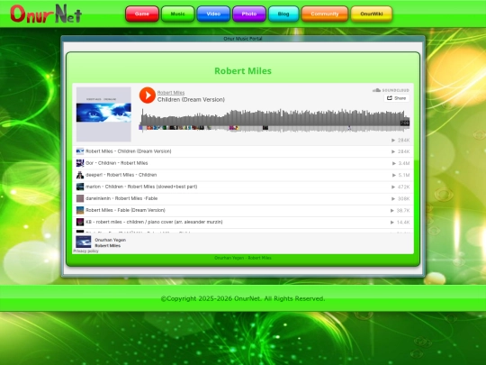 music/electronic/robertmiles screenshot