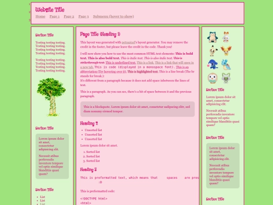 index screenshot
