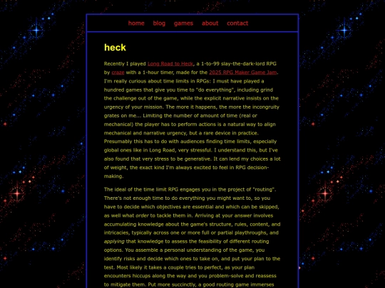 blog/heck screenshot