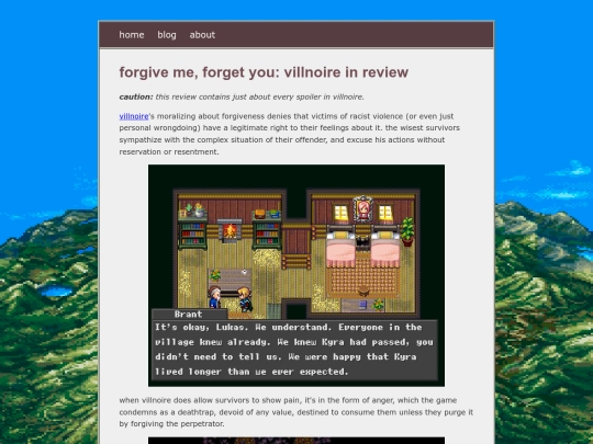 posts/2020-07-28-forgiveness-villnoire-review screenshot