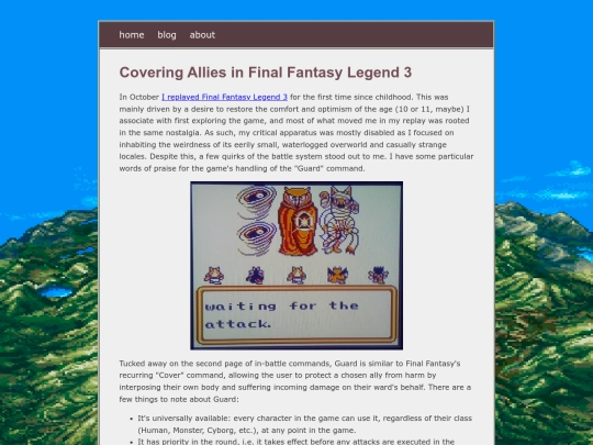 posts/2020-11-03-Covering-Allies-SaGa-3 screenshot