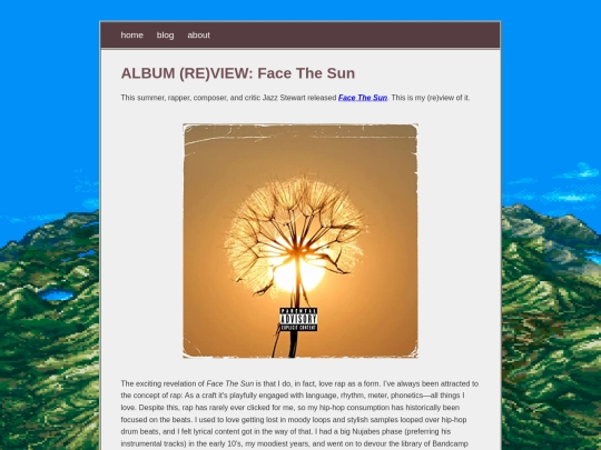 posts/2021-11-24-Face-The-Sun-Review screenshot