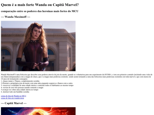 Wanda_vs_Capita_Marvel screenshot