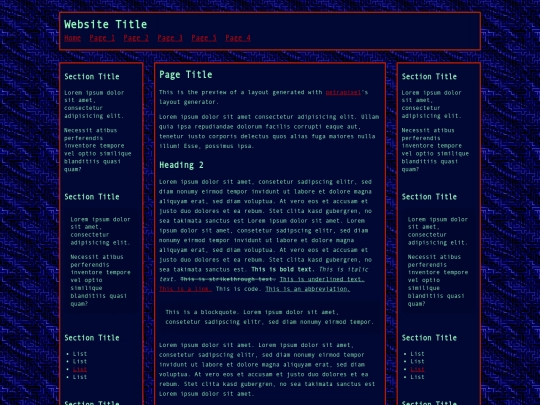 Page screenshot