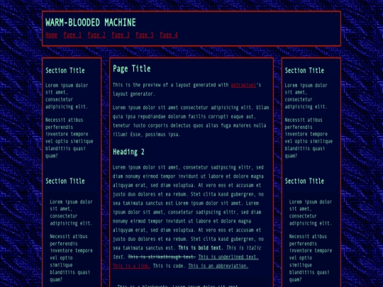 index screenshot