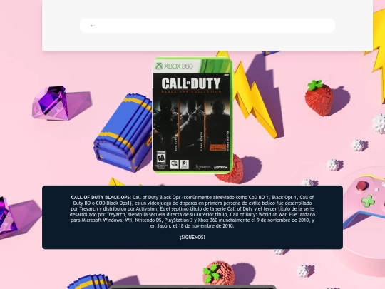 CALL OF DUTY BLACK OPS screenshot