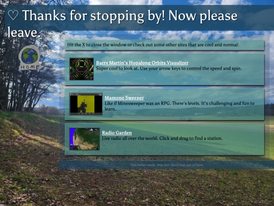 exit screenshot