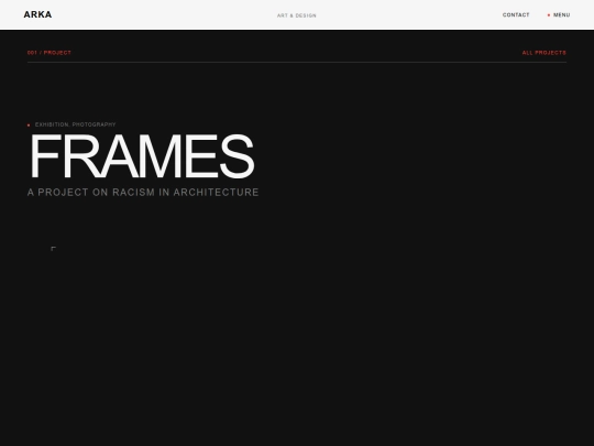 PROJECTS/frames screenshot