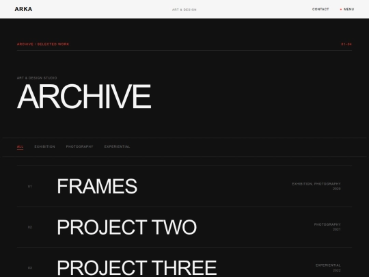 archive screenshot