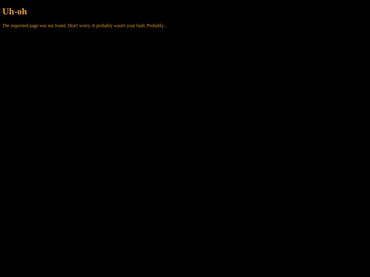 not_found screenshot