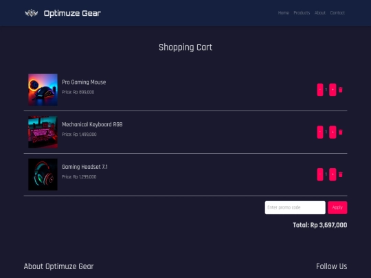 Week07/cart screenshot