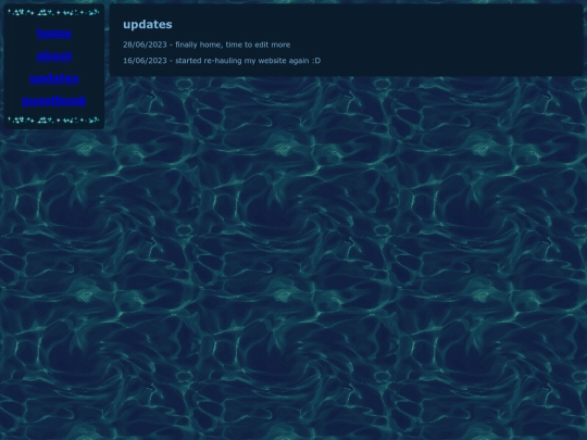 updates screenshot