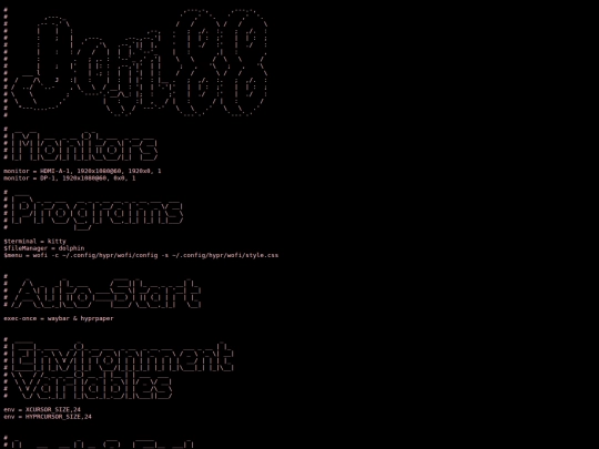 hyprland.conf screenshot