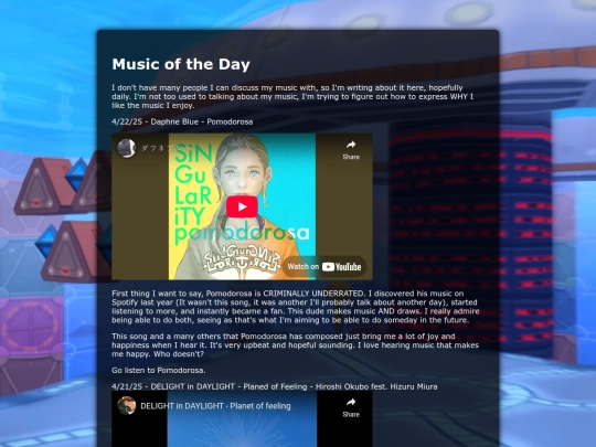 music screenshot