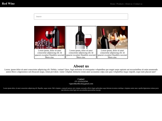 Mycssproject screenshot