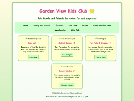 kidsclub screenshot