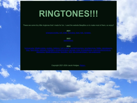 ringtones screenshot