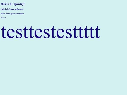 test screenshot