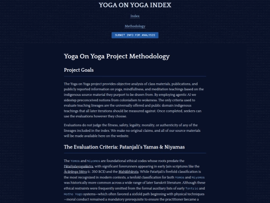 methodology screenshot
