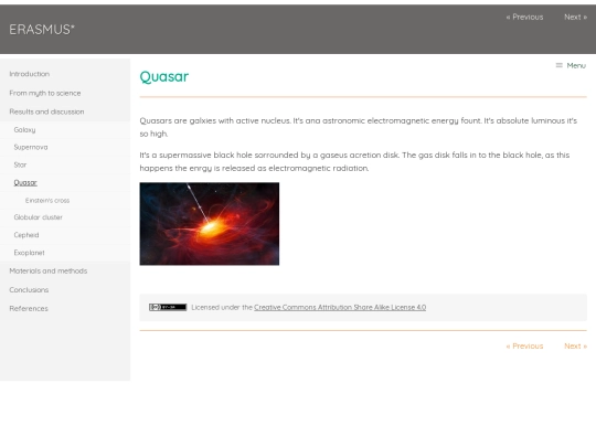 quasar screenshot