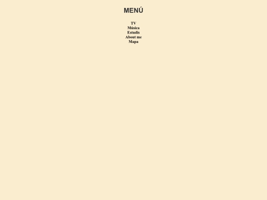 menu screenshot