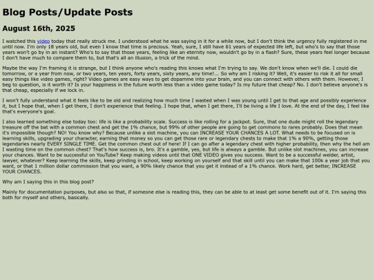 blog screenshot