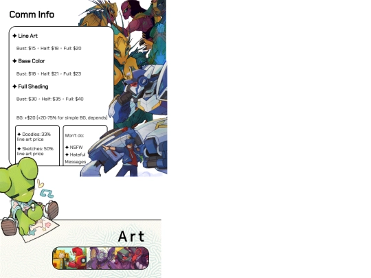 ArtCommInfo screenshot