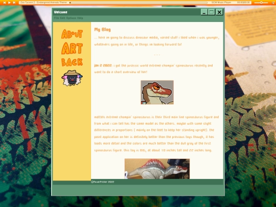blog screenshot