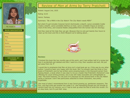 book reviews/men_at_arms screenshot