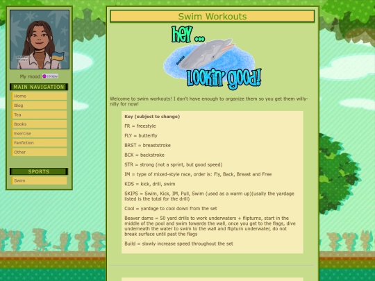 exercise/swim_workouts screenshot