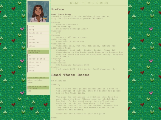 fanfiction/Read_These_Roses screenshot
