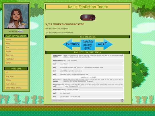 fanfiction/mainfanfiction screenshot