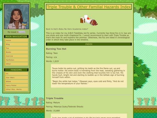fanfiction/triple trouble/tripletroubleseriesindex screenshot