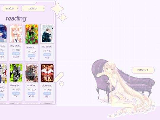 manga/anilist-manga screenshot
