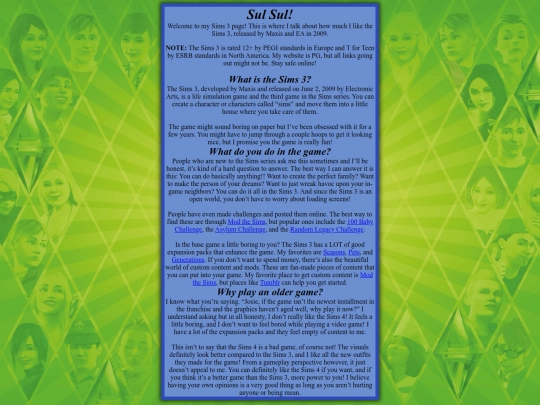 sims screenshot
