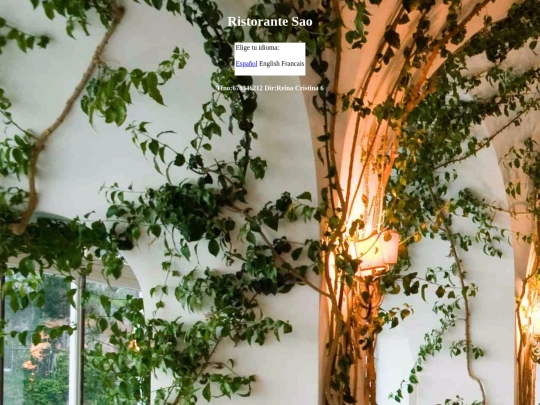 ejercicio9/RistoranteSao screenshot