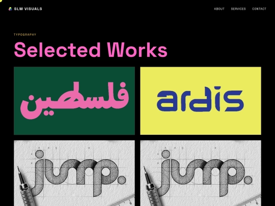 Typography screenshot