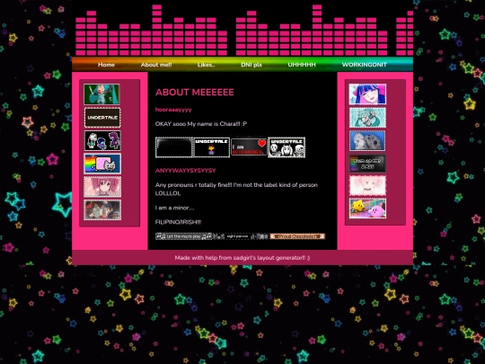 aboutme screenshot