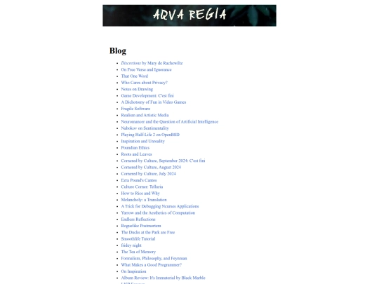 blog screenshot