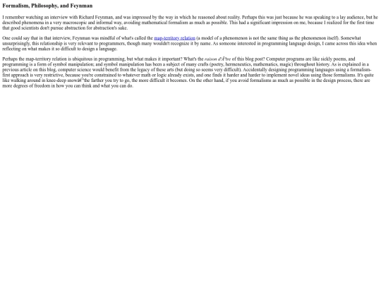 formalisms screenshot