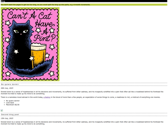 blog screenshot