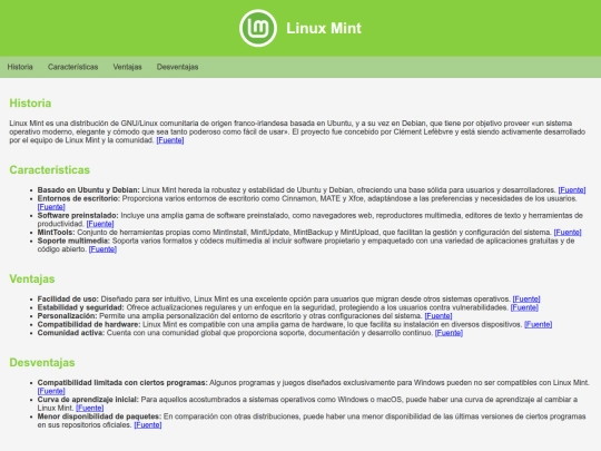 Linux Mint screenshot