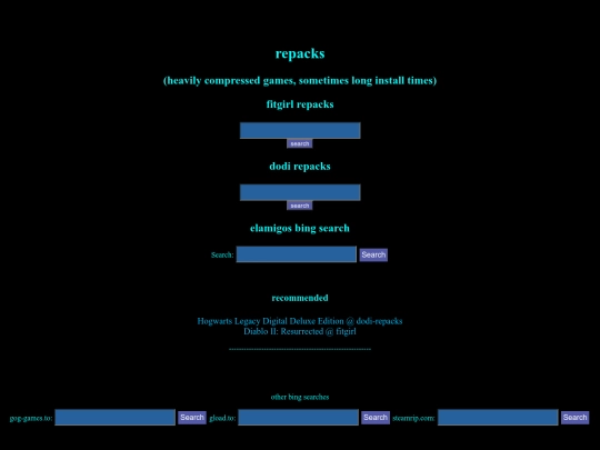 games screenshot