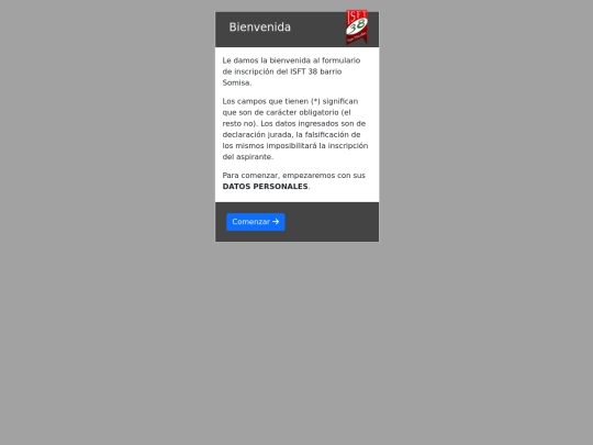 inscripcion screenshot